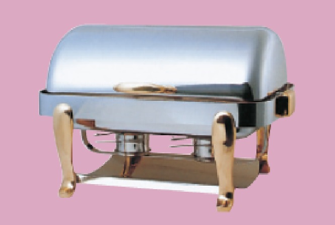 Chafing Dish W / Brass Plated Legs CIBU1271D-B00