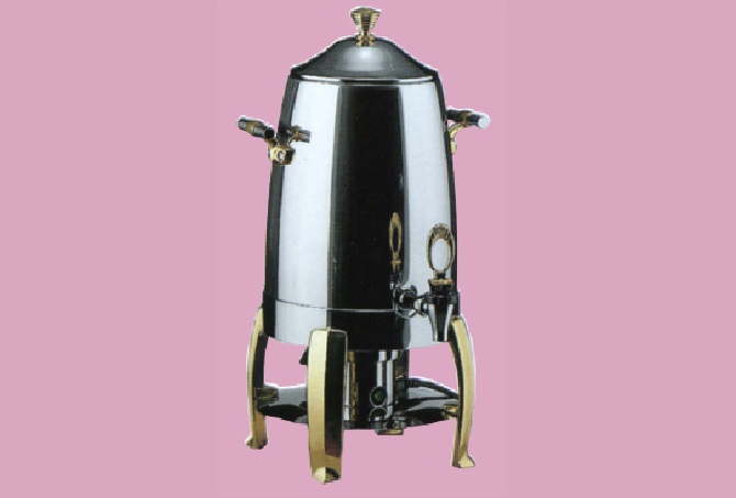 Odin coffee urn with brass legs CIBU16330